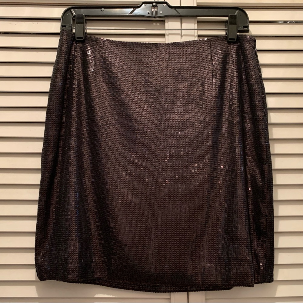 WHBM Black sequin skirt